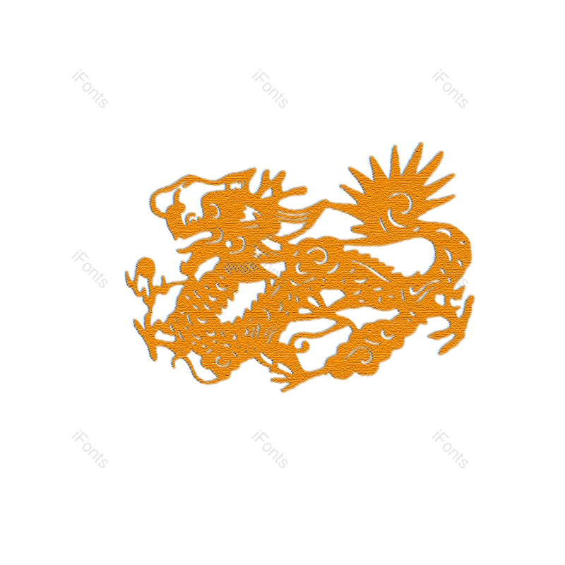 春节图片,立体元素,剪纸风PNG,金色免抠素材